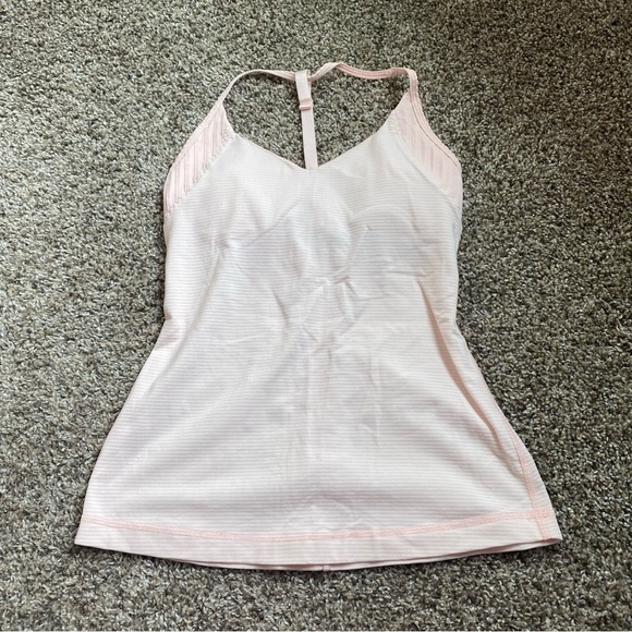 Lululemon Light Pink Aphrodite Tank Top - Picture 2 of 5